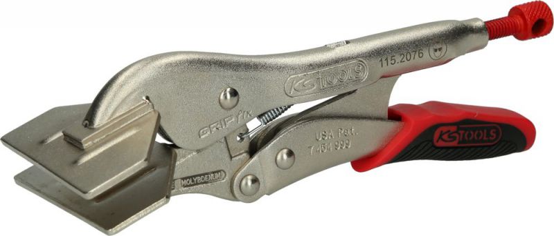 KS Tools Breitmaul-Flachbacken-Gripzange mit Easy-Release, 205mm - 115.2076 von KS-Tools