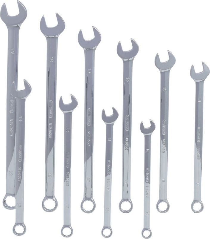 KS Tools CHROMEplus Ringmaulschlüssel-Satz, XL, 10-tlg - 519.0660 von KS-Tools