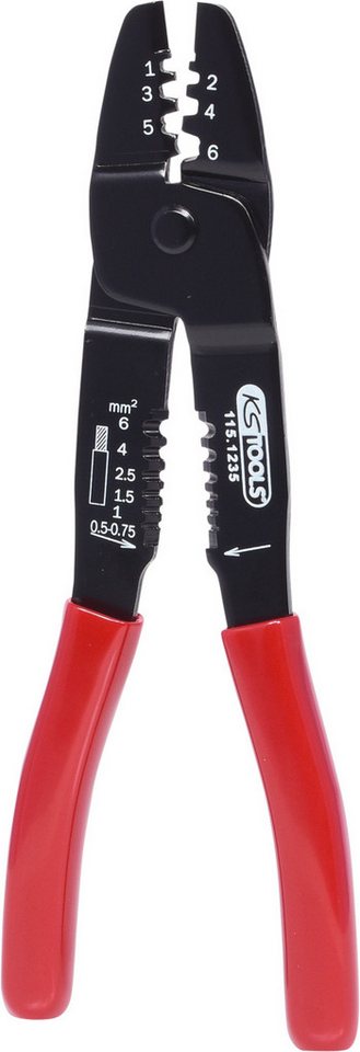 KS Tools Crimpzange Crimp-Zange einfach (115.1235) von KS Tools