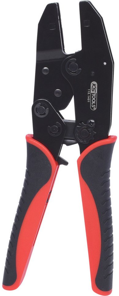 KS Tools Crimpzange Crimp-Zange mit Schnellverrieglung (115.1401) von KS Tools