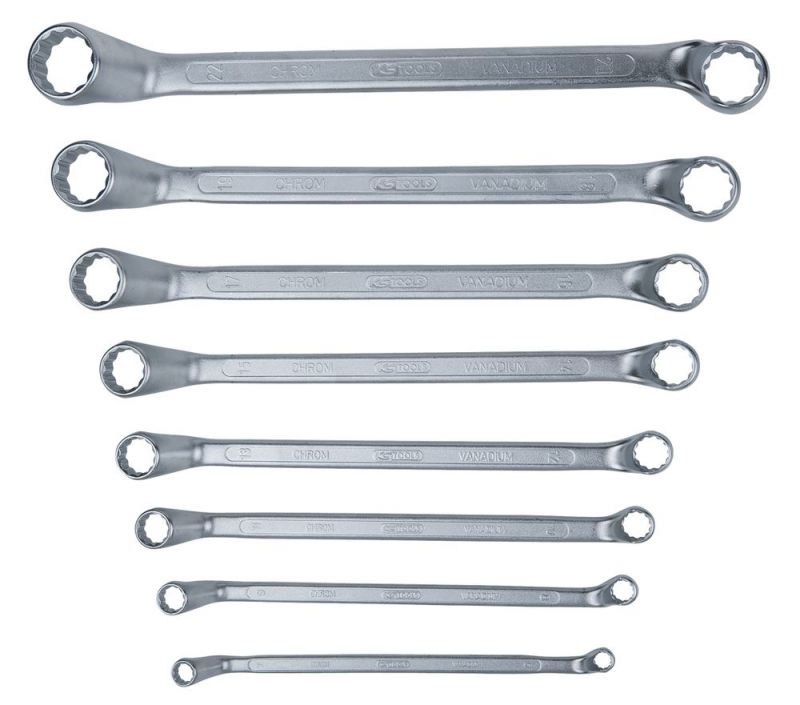 KS Tools Doppel-Ringschlüssel-Satz, gekröpft, 8-tlg 6-22mm - 517.0248 von KS-Tools