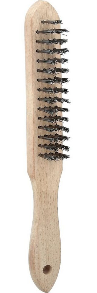 KS Tools Drahtbürste Edelstahl Handdrahtbürste 4-reihig, 290mm KS Tools Drahtbürste Edelstahl Handdrahtbürste 4-reihig, 290mm von KS Tools