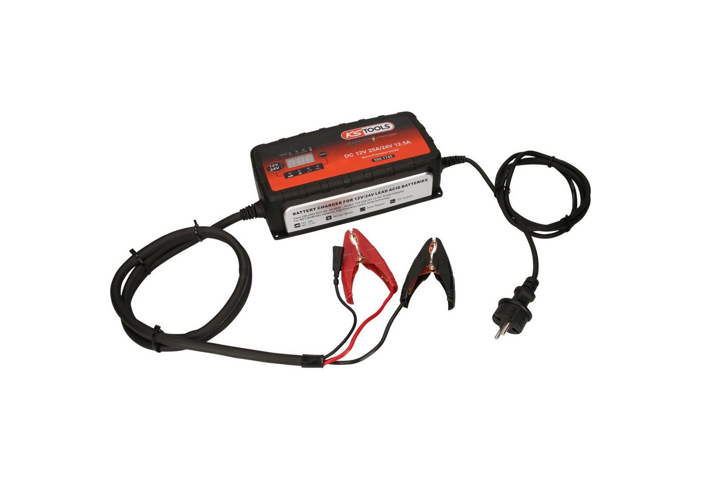 KS Tools Drehmomentschlüssel KS TOOLS 12V + 24V SMARTcharger Hochfrequenz-Batterieladegerät 25... KS Tools Drehmomentschlüssel KS TOOLS 12V + 24V SMARTcharger Hochfrequenz-Batterieladegerät 25... von KS Tools
