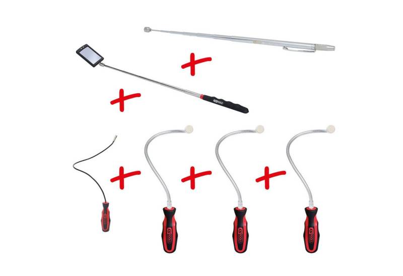 KS Tools Drehmomentschlüssel KS TOOLS Flexibler und Teleskop-Magnethalter und Inspektionsspieg... von KS Tools