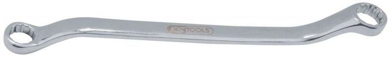 KS Tools EDELSTAHL Doppel-Ringschlüssel, gekröpft, 9x11mm - 964.1105 von KS-Tools