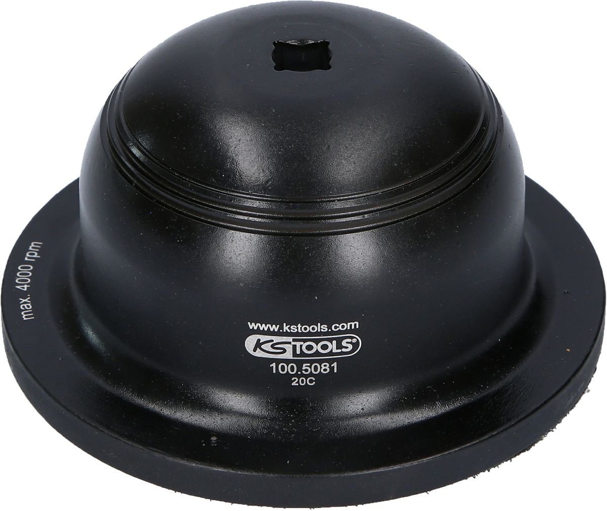 KS Tools Gabel- und Ringschlüssel Aluminium-Radnabenschleifer ohne Reinigungsscheibe, 150 mm (100.5081 von KS Tools