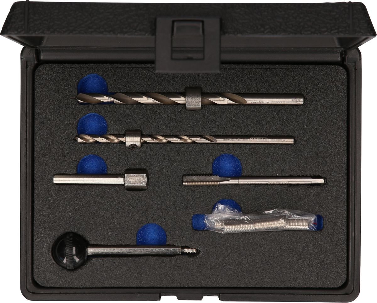 KS Tools Gabel- und Ringschlüssel Injektor-Befestigungsschrauben-Reparatur-Satz für Mercedes CDI, 9-tlg von KS Tools