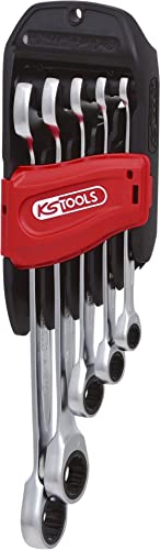 KS Tools 503.4255 GEARplus® Ratschenringmaulschlüssel-Satz, abgewinkelt, 5-tlg. 8-19mm KS Tools 503.4255 GEARplus® Ratschenringmaulschlüssel-Satz, abgewinkelt, 5-tlg. 8-19mm von KS Tools
