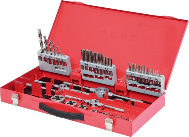 KS Tools Gewindebohrer HSS Gewindeschneidwerkzeug-Satz, 44-tlg KS Tools Gewindebohrer HSS Gewindeschneidwerkzeug-Satz, 44-tlg von KS Tools