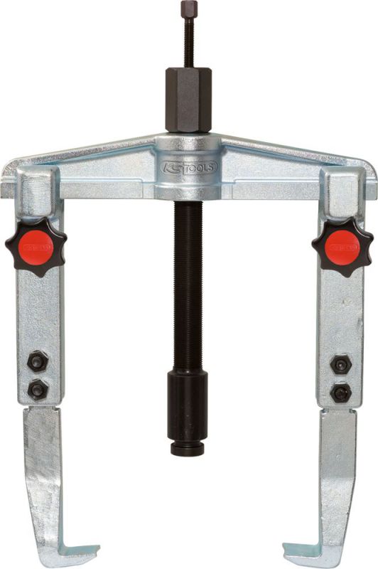 KS Tools Hydraulischer Schnellspann-Universal-Abzieher 2-armig mit verlängerten Haken, 80-350mm, 425mm - 620.0081 von KS-Tools