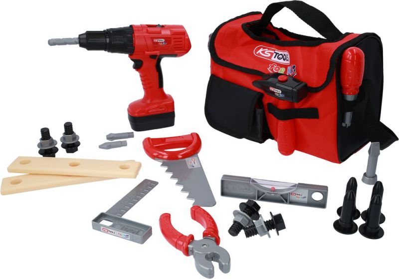 KS Tools Kinder Werkzeug-Satz mit Smartbag-Tasche, 26-tlg - 100204 von KS-Tools
