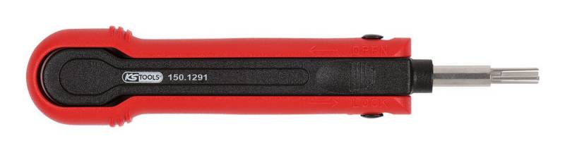 KS Tools Montagewerkzeug, L: 13.8 cm, Kabel-Entriegelungswerkzeug für Rundstecker und Rundsteckhülsen 2,5 mm von KS Tools