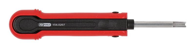 KS Tools Montagewerkzeug, L: 13.9 cm, Kabel-Entriegelungswerkzeug für Rundsteckhülsen 1,5 mm von KS Tools