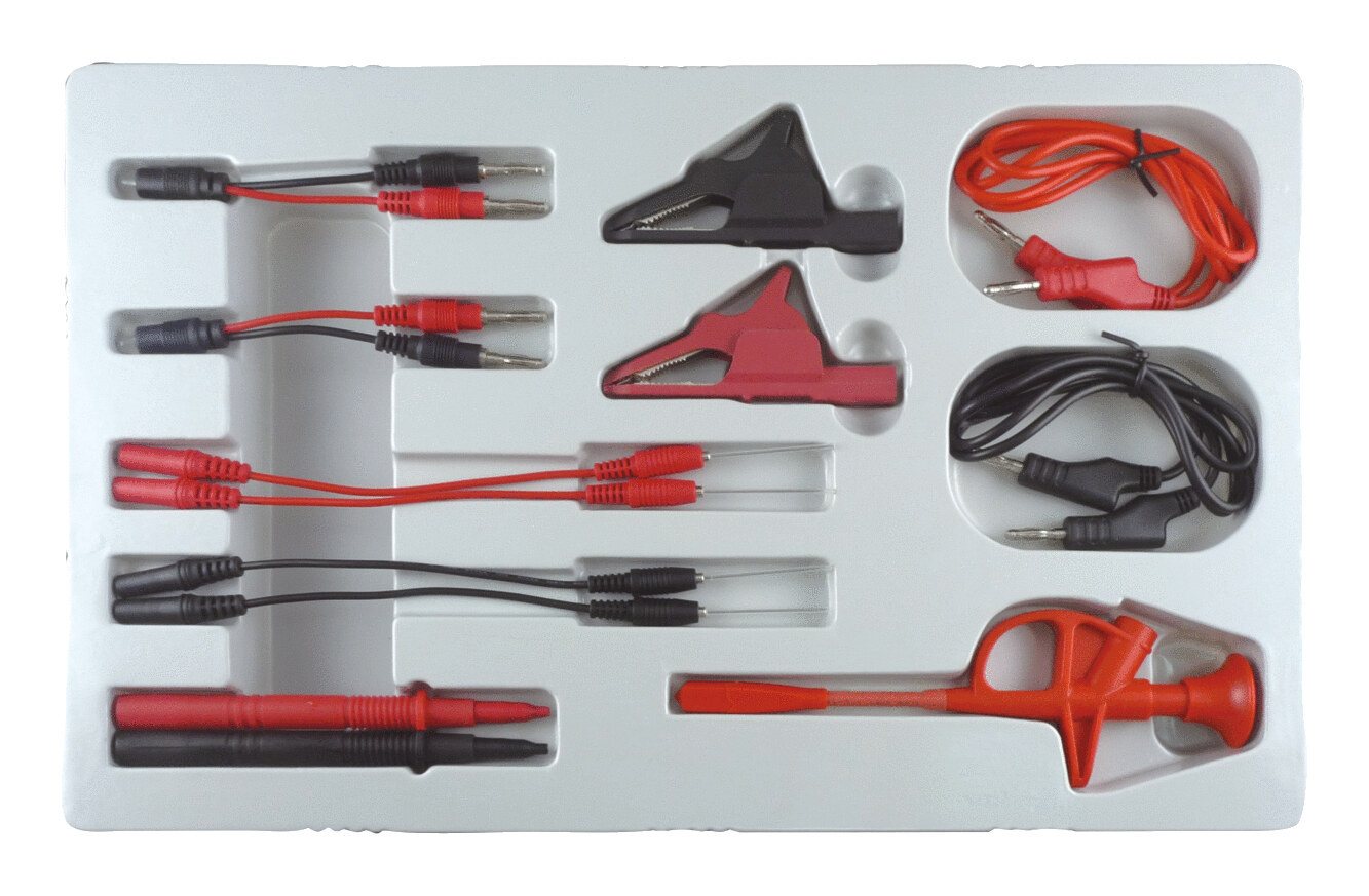 KS Tools Multimeter, (13 St), 12/24V Diagnose Prüf- und Mess-Kabel-Satz, 13-teilig von KS Tools