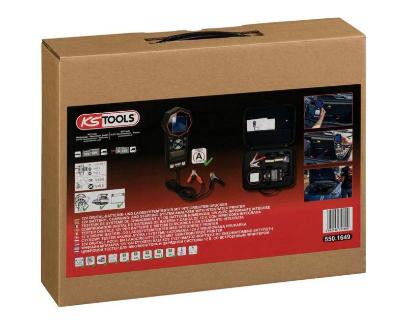 KS Tools Multimeter 12V / 24V Batterie- und Ladesystemtester von KS Tools