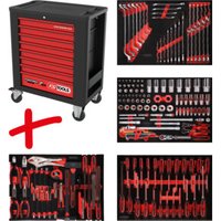KS Tools Performanceplus Werkstattwagen-Satz P15 mit 180 Werkzeugen für 4 Schubladen KS Tools Performanceplus Werkstattwagen-Satz P15 mit 180 Werkzeugen für 4 Schubladen von KS Tools