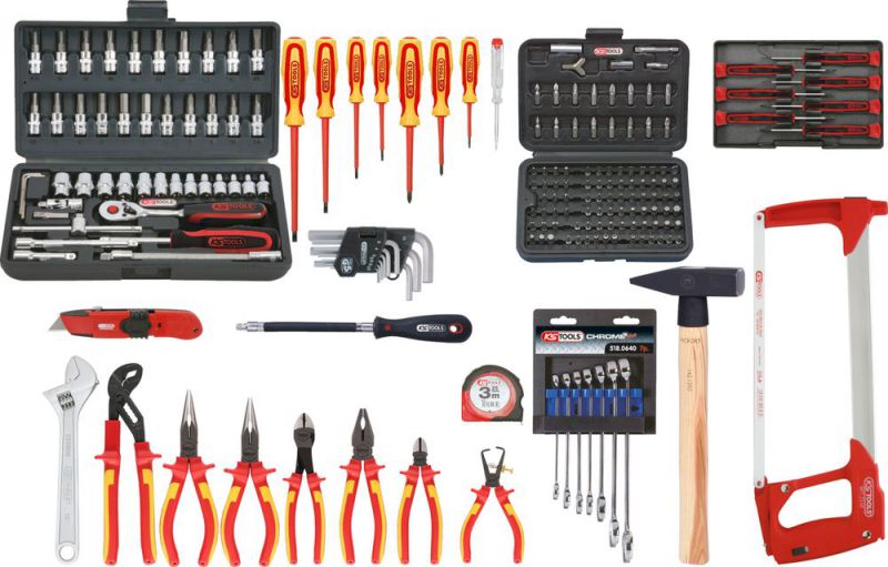 KS Tools Premium Max Elektriker-Werkzeugkoffer, 195-tlg - 117.0195 von KS-Tools