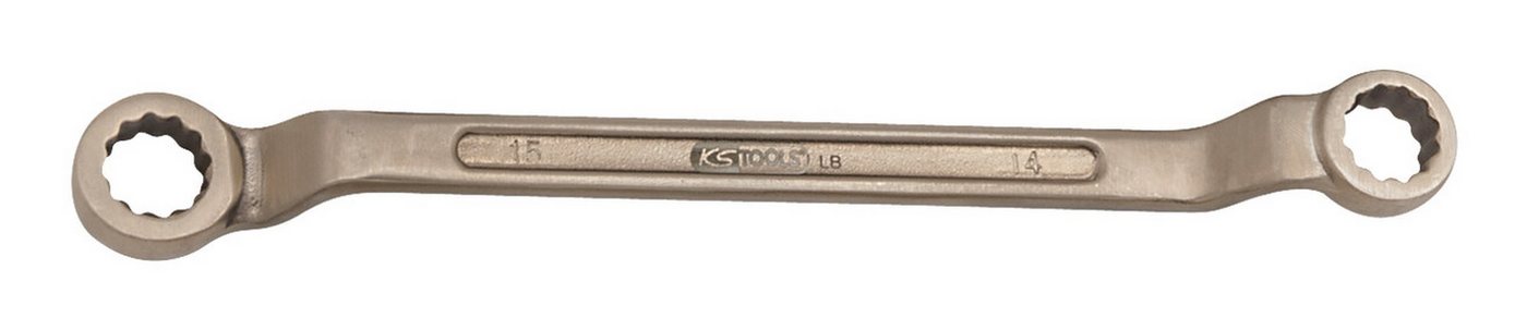 KS Tools Ringschlüssel BRONZEplus, Doppel gekröpft 38 x 42 mm von KS Tools