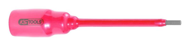 KS Tools Sechskant-Bit, 1/2" Stecknuss m. Schutzisolierung f. Innensechskant-Schrauben, 10 von KS Tools