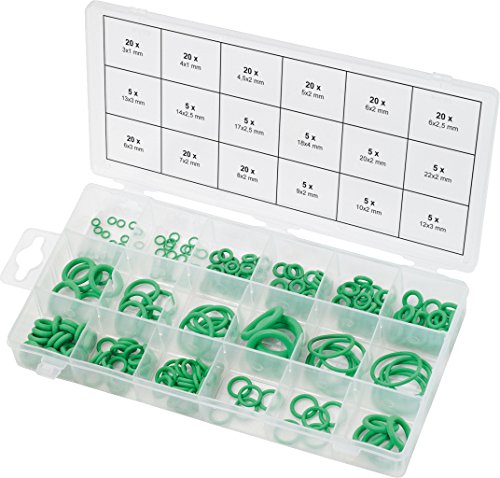 KS Tools 970.0260 Sortiment O-Ringe, HNBR, Innen Ø 3-22mm, 225-tlg., Farbig, Einheitsgröße von KS Tools