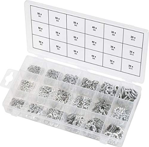 KS Tools 970.0240 Sortiment Zahn-Unterlegscheiben,M3-10, 720-tlg, Farbig, Einheitsgröße KS Tools 970.0240 Sortiment Zahn-Unterlegscheiben,M3-10, 720-tlg, Farbig, Einheitsgröße von KS Tools