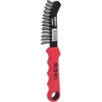 KS Tools Stahldraht-Bremssattel-Drahtbürste 2-reihig, spitz von KS Tools