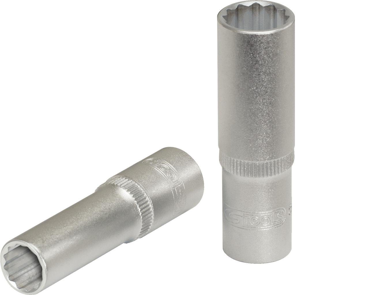 KS Tools Stecknuss 1/4" 12-Kant-Stecknuss lang 9/32" von KS Tools