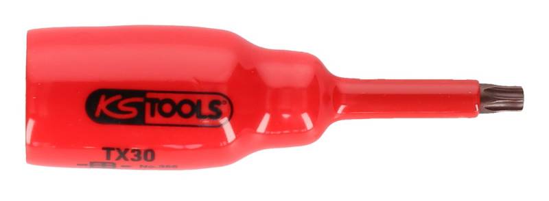 KS Tools Torx-Bit, 1/2" Stecknuss mit Schutzisolierung für Schrauben, T45, kurz von KS Tools