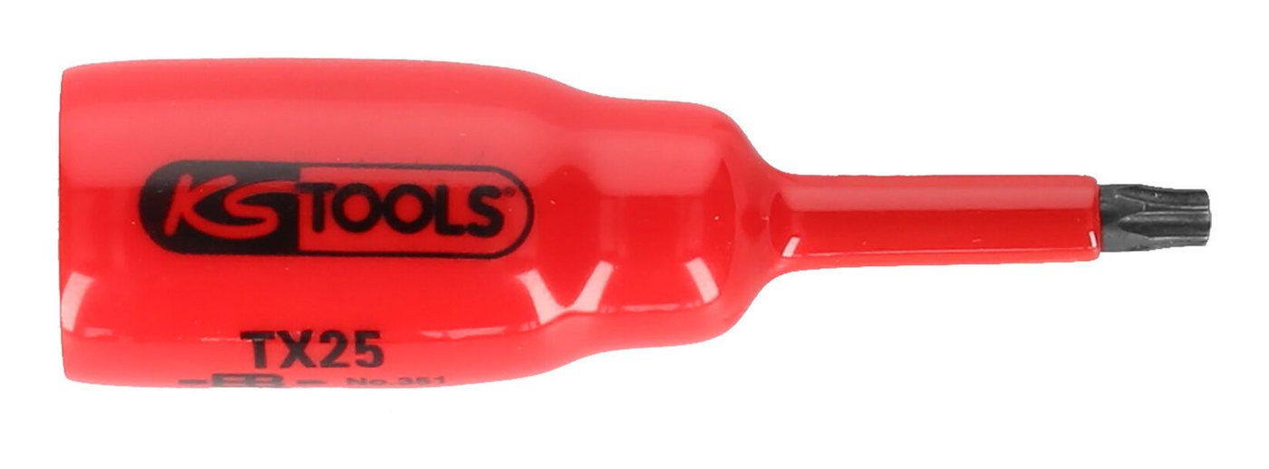 KS Tools Torx-Bit, 3/8" Stecknuss mit Schutzisolierung für Schrauben, T25, kurz KS Tools Torx-Bit, 3/8" Stecknuss mit Schutzisolierung für Schrauben, T25, kurz von KS Tools