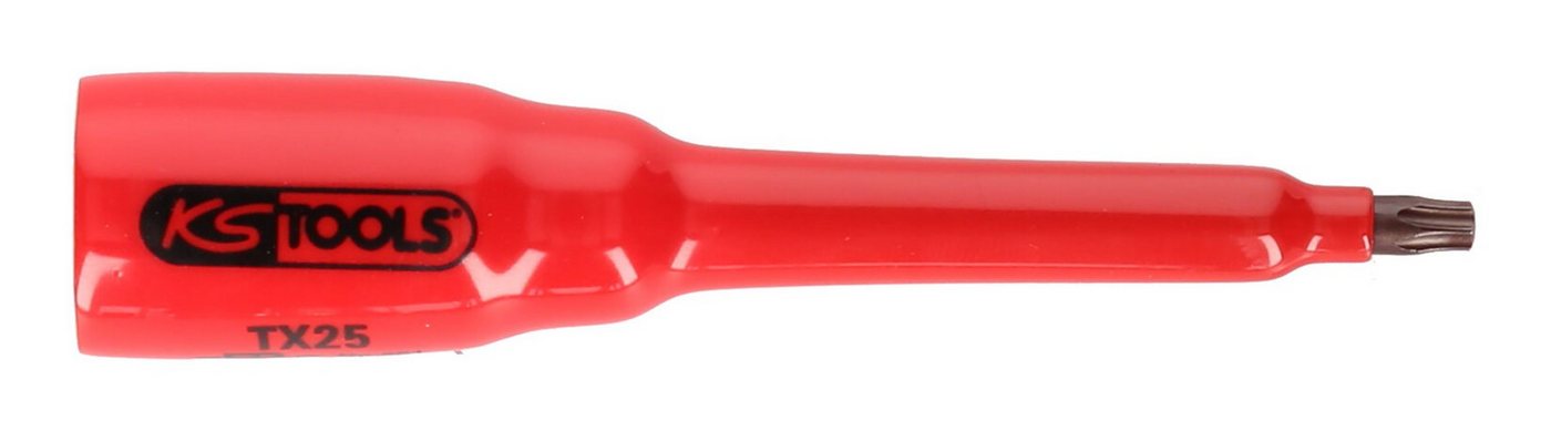KS Tools Torx-Bit, 3/8" Stecknuss mit Schutzisolierung für Schrauben, T27, lang von KS Tools