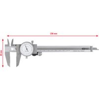 KS Tools Uhren-Messschieber, Messgenauigkeit +/-0,02 von KS Tools