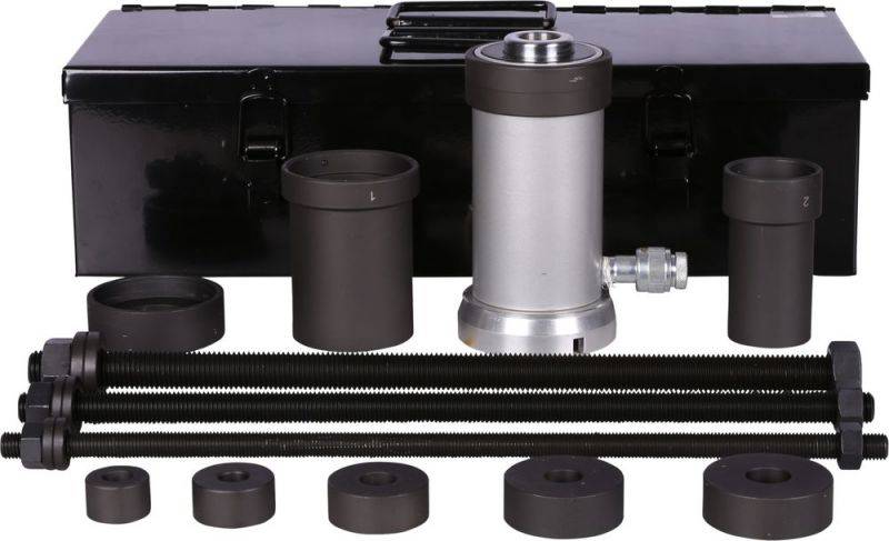 KS Tools Universal Zughülsen-Satz mit Hydraulikzylinder 18 t, 24-tlg - 460.3755 von KS-Tools