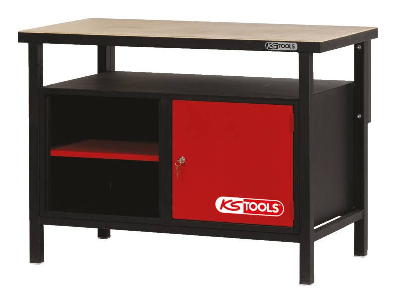 KS Tools Werkbank, Mit 1 Tür, H840xB1200xT600mm von KS Tools