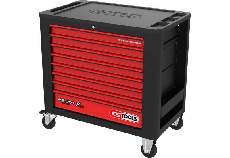 KS Tools Werkstattwagen KS TOOLS PERFORMANCEplus P20 SCHWARZ/ROT Werkstattwagen mit 8 Sch... von KS Tools