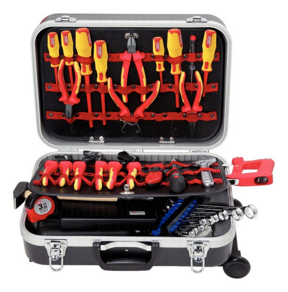 KS Tools Werkzeugset, (195-tlg), Premium Max Elektriker-Werkzeugkoffer, 195-teilig von KS Tools
