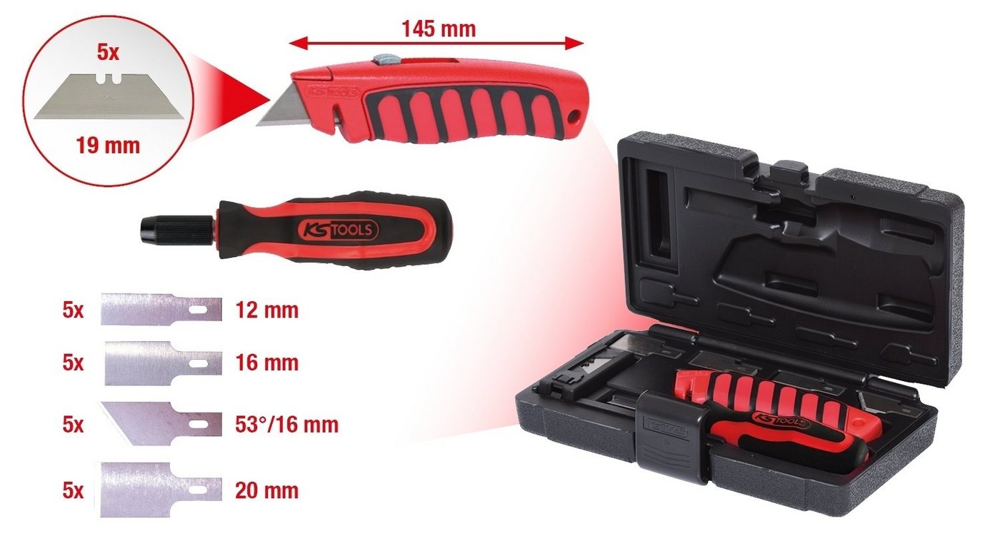 KS Tools Montagewerkzeug Messer-Schabersatz 907.2200, 907.2200 von KS Tools