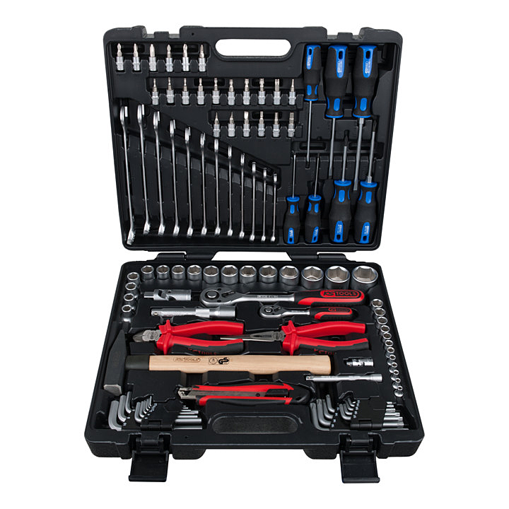 Ks Tools 1/4"+3/8"+1/2" Universal Werkzeug Satz 97 Tlg. Inkl. Kunststoffkoffer B-Ware von KS Tools