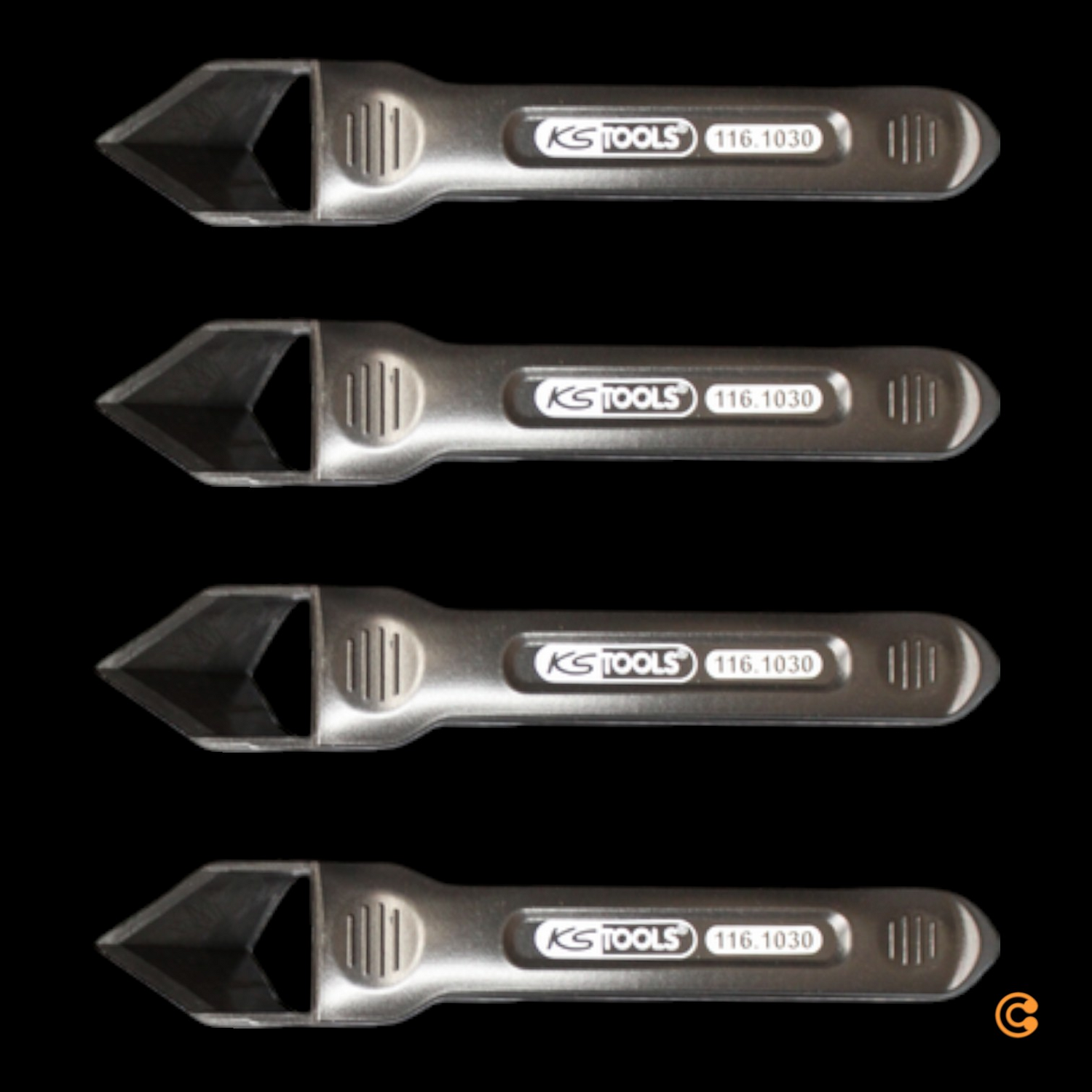 Ks Tools Silikonschaber 1161030 Werkzeug Silikonabzieher Kunststoff 4 Stück B-Ware Ks Tools Silikonschaber 1161030 Werkzeug Silikonabzieher Kunststoff 4 Stück B-Ware von KS Tools
