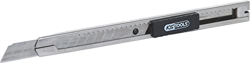 KS Tools Universal-Messer mit Abbbrechklinge 9mm Schnellverschluss,Gürtelclip, Metall von KS Tools