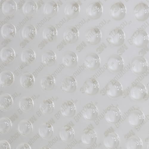 3M Bumpons SJ 5378 | Selbstklebende Anschlagpuffer | Ø 10,2 mm, Höhe 3,3 mm | transparent / 84 Stück von KS24 Products