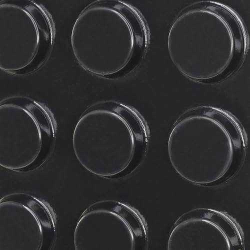 3M Bumpons SJ 5780 Gerätefüße selbstklebend schwarz - Ø 20 mm, Höhe 5 mm / 24 Stück von KS24 Products