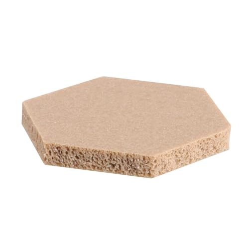 3M SJ 5202 | Elastikpuffer selbstklebend | hellbraun | hexagonal | aus Weichschaum | 11 mm Durchmesser, 1,6 mm hoch / 132 Stück von KS24 Products