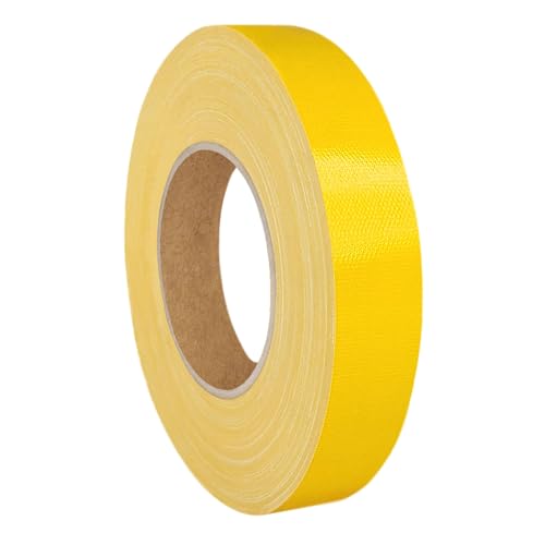KS24 Products Gaffer Tape | Premium Gewebeklebeband | große Auswahl an Farben & Breiten | stark klebend & wiederablösbar/gelb, 12 mm x 50 m KS24 Products Gaffer Tape | Premium Gewebeklebeband | große Auswahl an Farben & Breiten | stark klebend & wiederablösbar/gelb, 12 mm x 50 m von KS24 Products
