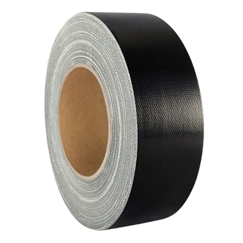 KS24 Products Gaffer Tape | Premium Gewebeklebeband | große Auswahl an Farben & Breiten | stark klebend & wiederablösbar/schwarz, 30 mm x 50 m von KS24 Products