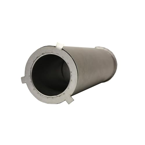 DW-Pellet-Rohr Schwarz 80mm Wanddurchführung isoliert von KS24