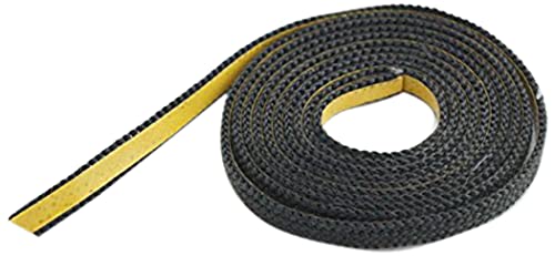 Dichtband selbstklebend schwarz 10mm x 2mm ideal für Scheibendichtungen von Kaminöfen von KS24