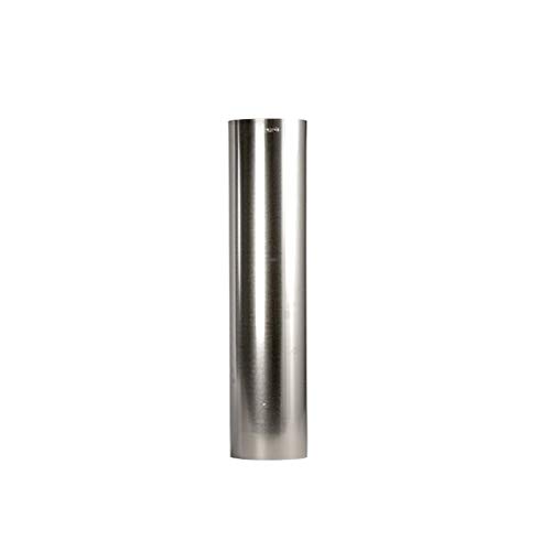FAL Ofenrohr 0,5m 120mm Durchmesser Rauchrohr feueraluminiert Silber von KS24