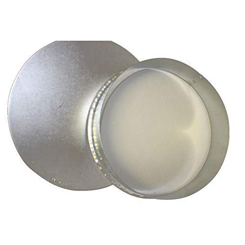 FAL Wand - Kapsel 150mm Durchmesser Ofenrohr Rauchrohr feueraluminiert Ofenrohrdeckel Silber von KS24