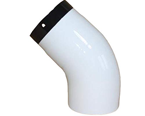 Ofenrohr Rauchrohr Bogen 45°glatt weiß emailliert hq 120 ø Ofenrohr Rauchrohr Bogen 45°glatt weiß emailliert hq 120 ø von KS24