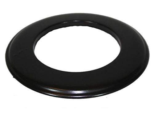Ofenrohr Rauchrohr Rosette schwarz emailliert hq 130 ø von KS24